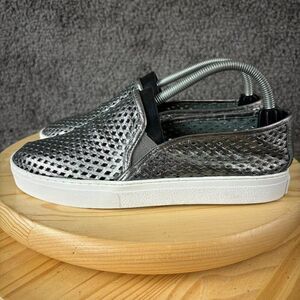 Metallic Slip-On Women's Loafers